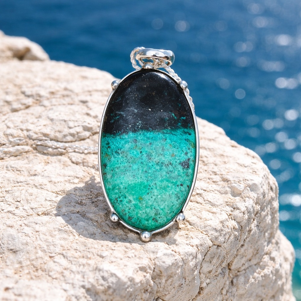 Sonora Sunrise Chrysocolla Culprite Necklace